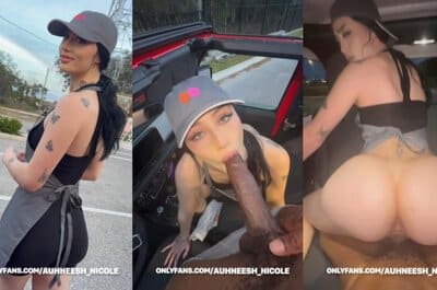 Auhneesh Nicole – Dunkin Donut Sex Tape Video