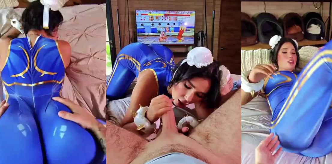 Annabgo – Interrupt BF Playing Game With Her Big Ass