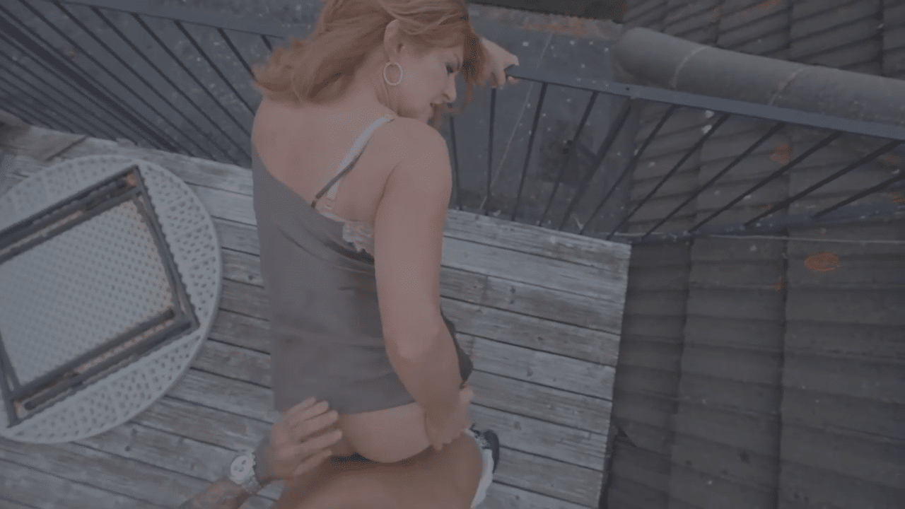Andi James – Rooftop Fucking With Sexy Redhead GILF